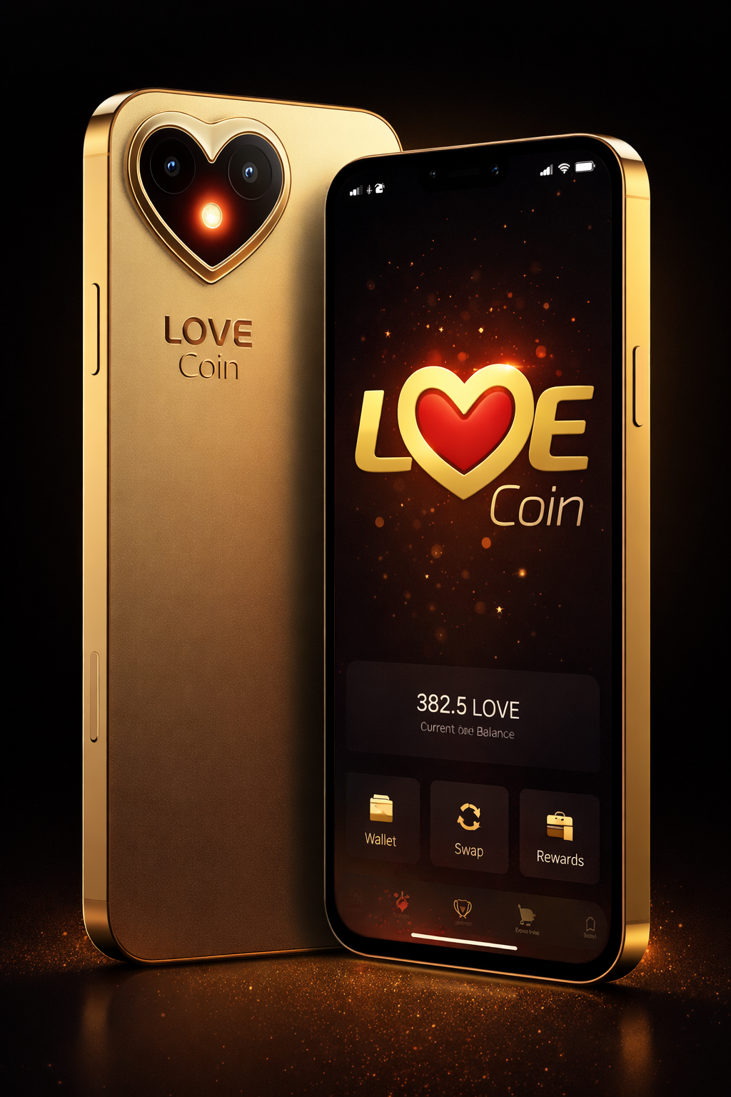 LOVE Phone — Web3 smartphone with the LOVE SAFE Wallet and LOVE OS preinstalled
